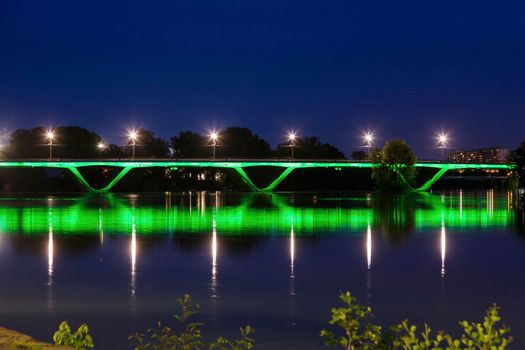 Pont Saint Michel in Toulouse. Toulouse, Occitanie, France.