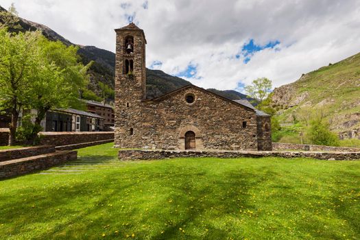 Sant Marti de la Cortinada Church  in La Cortinada. La Cortinada, Andorra.