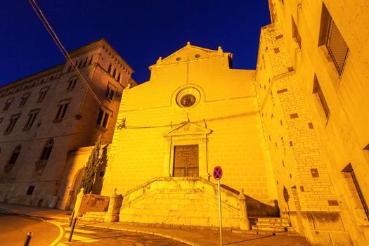 San Francisco Church in Tarragona. Tarragona, Catalonia, Spain.