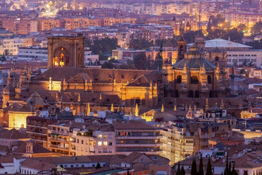Cathedral of the Incarnation in Granada. Granada, Andalusia, Spain.