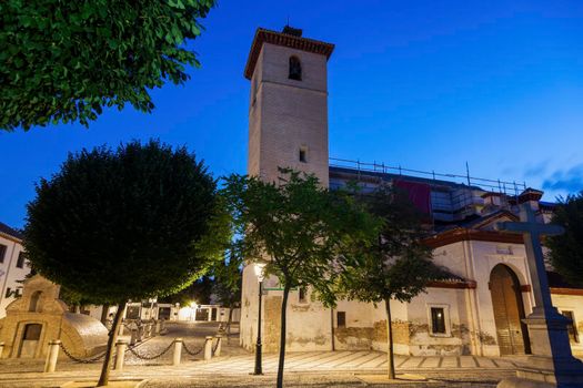 San Nicolas Church in  Granada. Granada, Andalusia, Spain.