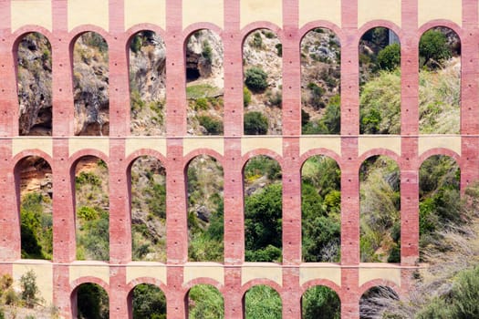Aguila Aqueduct. Nerja, Andalusia, Spain.
