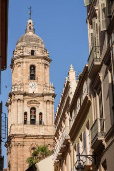 Malaga Cathedral. Malaga, Andalusia, Spain.