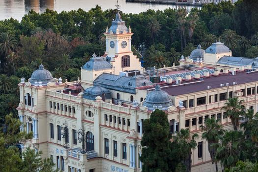 City Council building in Malaga. Malaga, Andalusia, Spain.