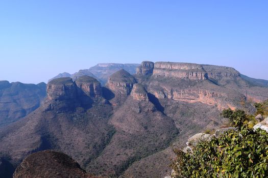 Breathtaking view of one of the deepest canyons on Earth, Blyde River Canyon, South Africa.