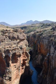 The extraordinary rock formations of Bouker's Luck Potholes, South Africa