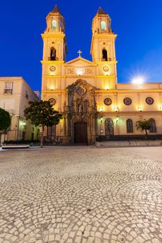 San Antonio Church in Cadiz. Cadiz, Andalusia, Spain.