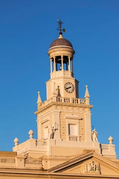Cadiz City Hall on Plaza San Juan de Dios. Cadiz, Andalusia, Spain.