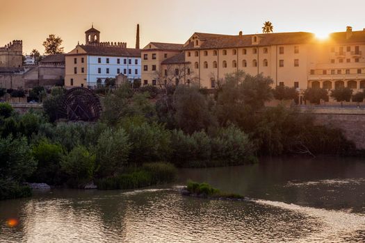 Panorama of Cordoba with Guadalquivir River. Cordoba, Andalusia, Spain.