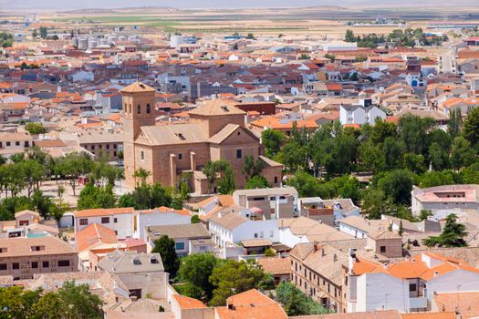 Architecture of Consuegra. Consuegra, Castile-La Mancha, Spain.