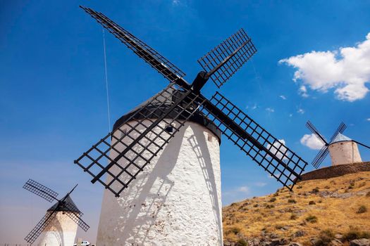 Windmills of Consuegra. Consuegra, Castile-La Mancha, Spain.