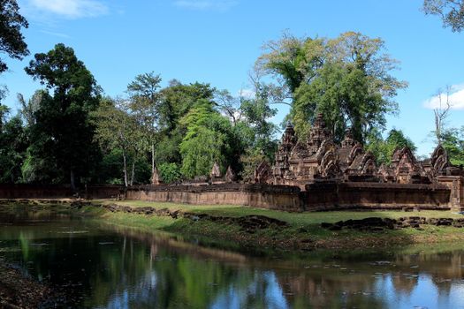 Temple in the Angkor complex, Cambodia.