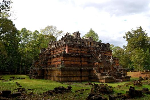 Temple in the Angkor complex, Cambodia.