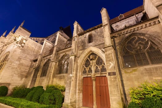 Saint-Jean-du-Marche Church in Troyes. Troyes, Grand Est, France.
