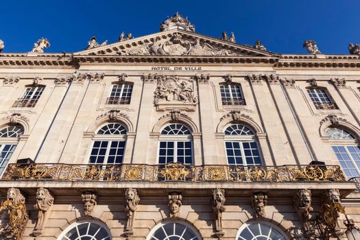 City Hall of Nancy - Hotel de Ville. Nancy, Grand Est, France.
