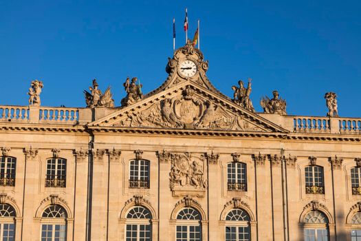 City Hall of Nancy - Hotel de Ville. Nancy, Grand Est, France.