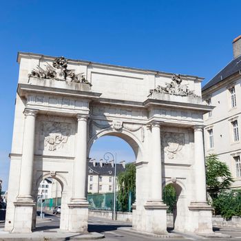 Porte Sainte Catherine in Nancy. Nancy, Grand Est, France.