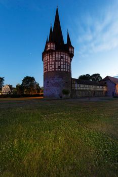 Architecture of Neustadt, Germany. Neustadt, Hesse, Germany.