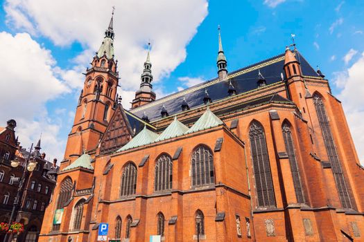 Cathedral of Saints Peter and Paul in Legnica. Legnica, Lower Silesian, Poland.