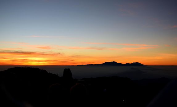 Bromo Tengger Semeru National Park at sunrise, Java island, Indonesia