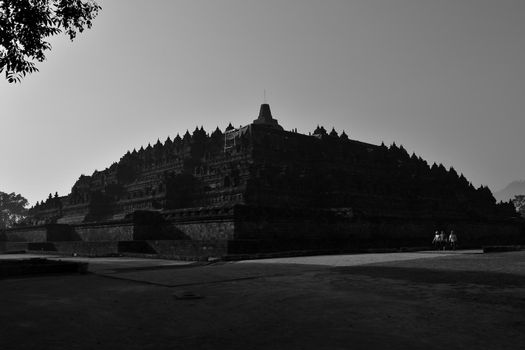 Borobudur temple in Java island, Indonesia