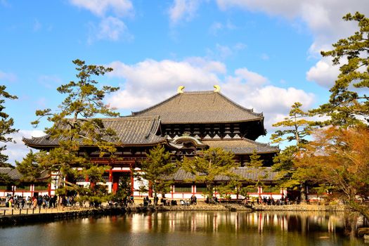 External view of the Todai Ji temple, Nara