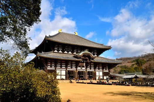 External view of the Todai Ji temple, Nara