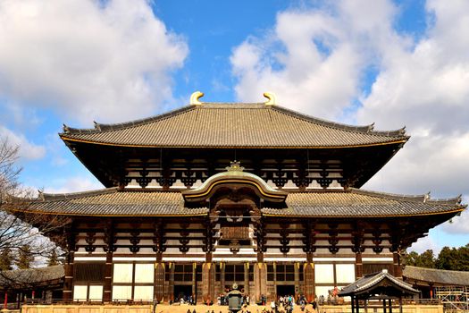 External view of the Todai Ji temple, Nara