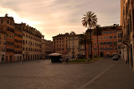 May 8th 2020, Rome, Italy: View of the Piazza di Spagna without tourists due to the phase 2 of lockdown