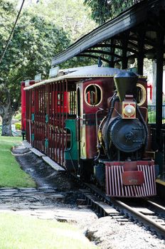 Vintage Steam engine locomotive train , typical vintage train.