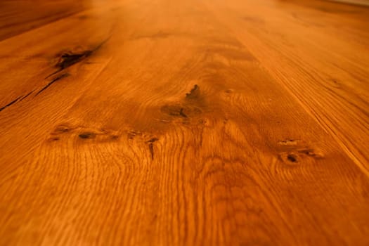 A closeup of a parquet floor with its natural veins.