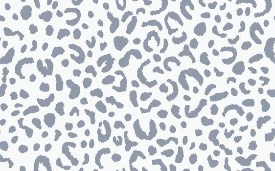 Abstract modern leopard seamless pattern. Animals trendy background. Grey decorative vector stock illustration for print, card, postcard, fabric, textile. Modern ornament of stylized skin.