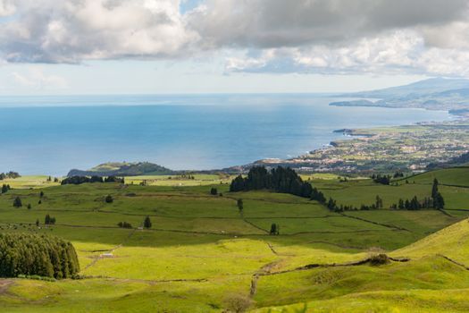 Cityscape in Sao Miguel en Azores, Potugal.