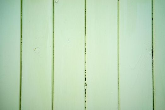 A Bright light green color wood plank texture. Vintage beach wooden background.