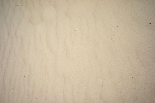 a Close up of a sandy beach with waves and structures seen from above background and full frame with copy space