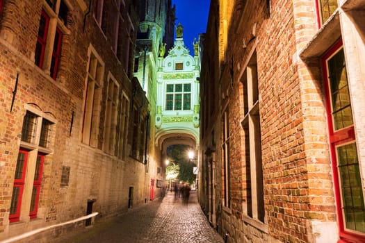 Blinde-Ezelstraat. Bruges, Flemish Region, Belgium