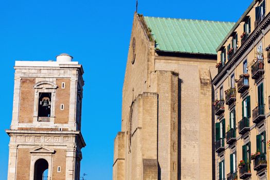 Santa Chiara church in Naples. Naples, Campania, Italy