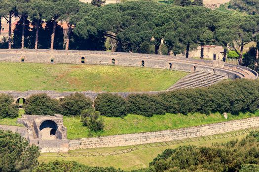 Amphitheatre of Pompei. Pompei, Campania, Italy.