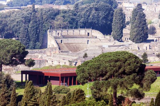 Pompei ruins. Pompei, Campania, Italy.