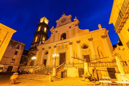Basilica of St. Trofimena in Minori. Minori, Campania, Italy