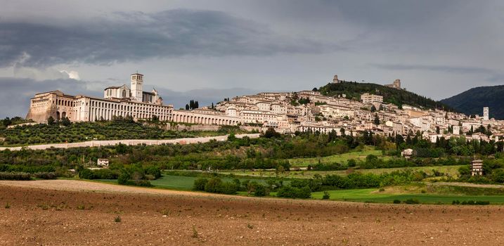 Panorama of Assisi. Assisi, Umbria, Italy