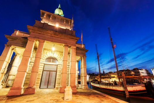 Punta della Dogana in Venice. Venice, Veneto, Italy
