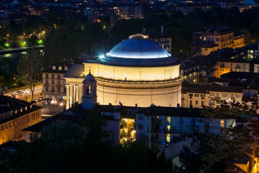 Gran Madre Church in Turin. Turin, Piedmont, Italy