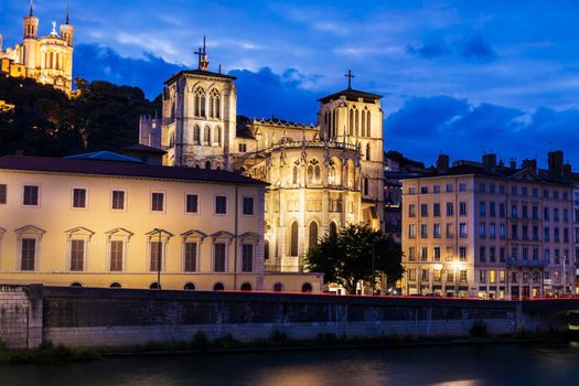 St. John's Cathedral. Lyon, Rhone-Alpes, France. Lyon, Rhone-Alpes, France.