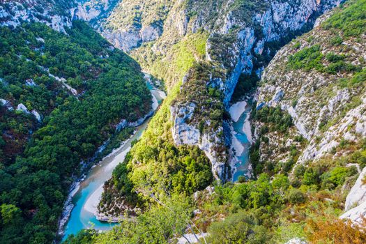 Verdon Gorge in France. Alpes-de-Haute-Provence, France.