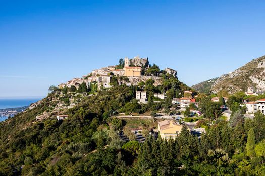 Eze panorama. Eze, Provence-Alpes-Cote d'Azur, France.