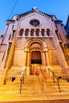 Notre Dame de Bon Voyage Church in Cannes Cannes, Provence-Alpes-Cote d'Azur, France