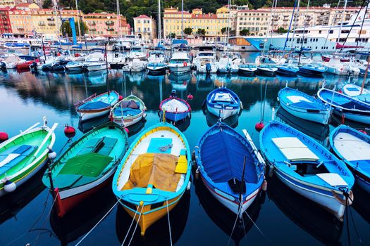 Nice port. Nice, French Riviera, France.