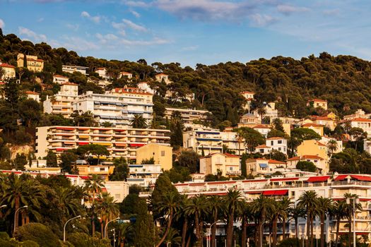 Nice architecture during afternoon. Nice, French Riviera, France.