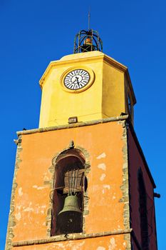 Notre Dame Church in Saint-Tropez. Saint-Tropez, Provence-Alpes-Côte d'Azur, France.